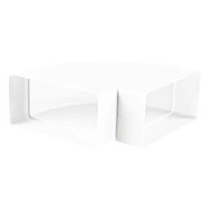 VENTS 5251 90°-os vízszintes könyök laposcsatornához 55 x 110 mm